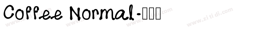 Coffee Normal字体转换
